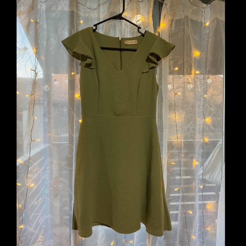 Sage green dress
